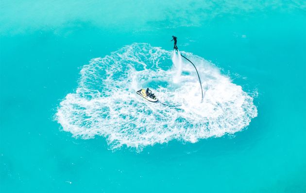 Jet pack at Niyama