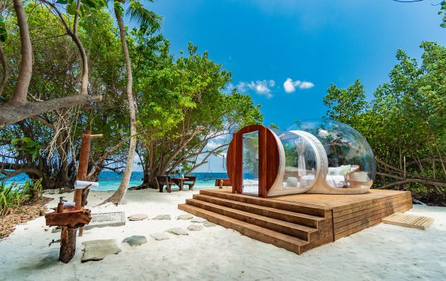 GLAMPING MALDIVES-STYLE