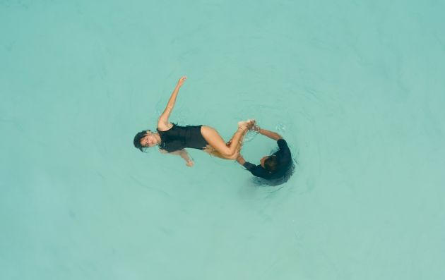 WATSU  Guided aqua therapy for deep mental and physical relaxation.